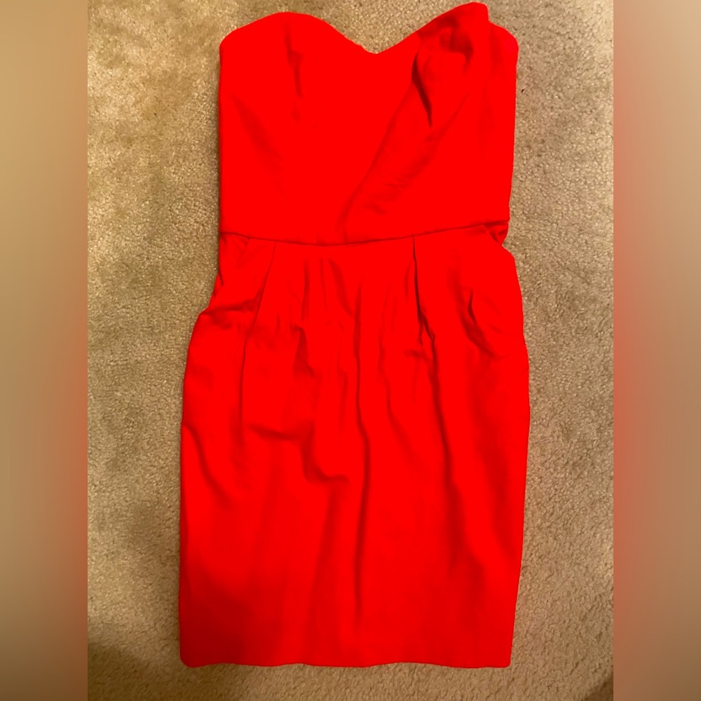 Bright Red Amanda Uprichard Dress